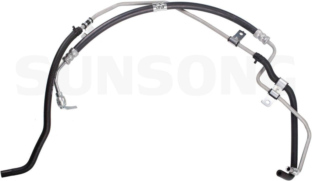 Sunsong Power Steering Pressure & Return Hose Assembly 3401237 for 03-09 4Runner & FJ Cruiser
