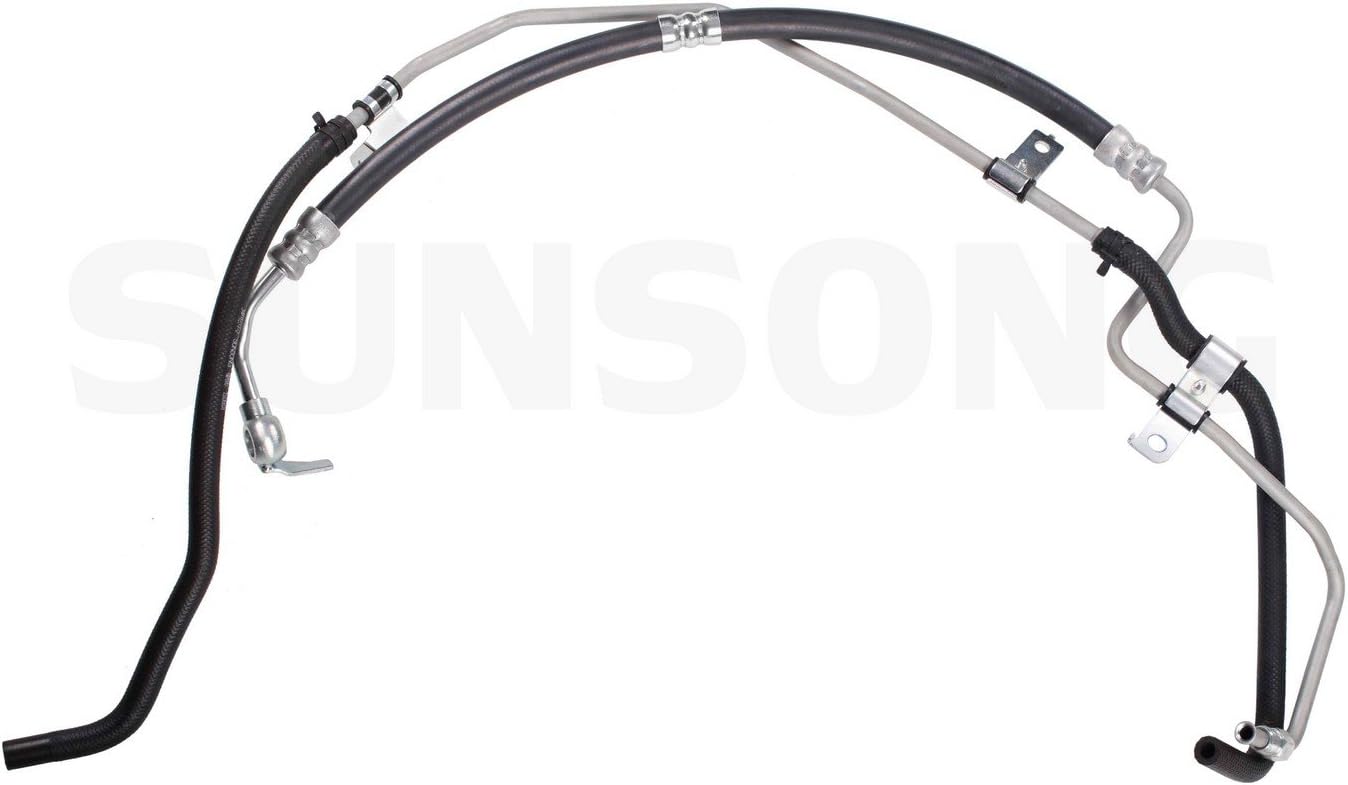 Sunsong Power Steering Pressure & Return Hose Assembly 3401237 for 03-09 4Runner & FJ Cruiser