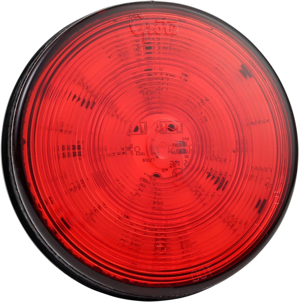 Grote SuperNova 4" Round Red LED Tail Light 53312 for Heavy Duty Trucks & Trailers