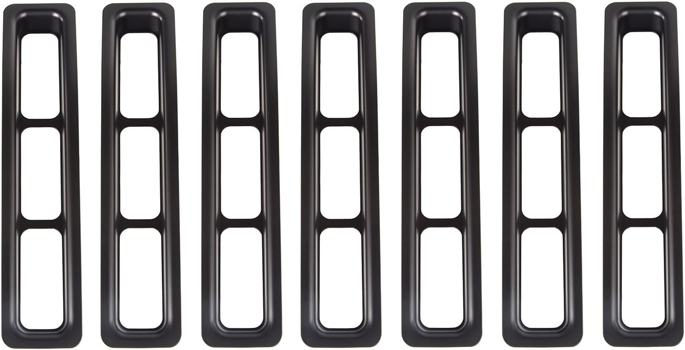 Rugged Ridge Black Grille Insert Kit 11306.03 for 1997-2006 Jeep Wrangler TJ