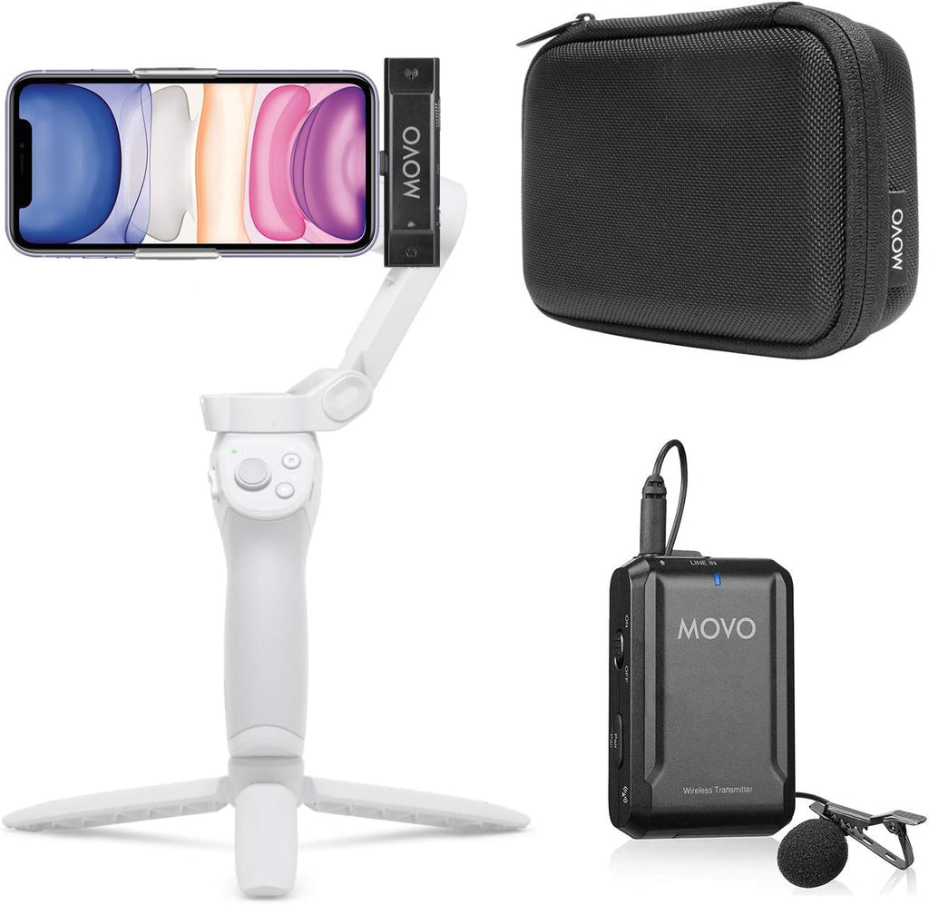 Movo EDGE-DI Wireless Lavalier Microphone System for iPhone and iPad (Lightning Connector)