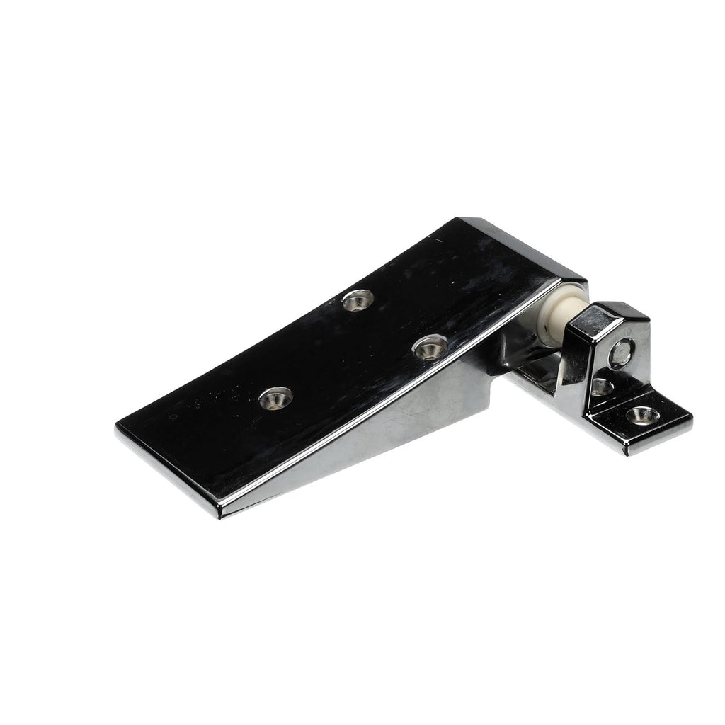 Kason 1256-V00004C Cam-Rise Hinge Smooth Face Chrome Flush for Walk-In Coolers