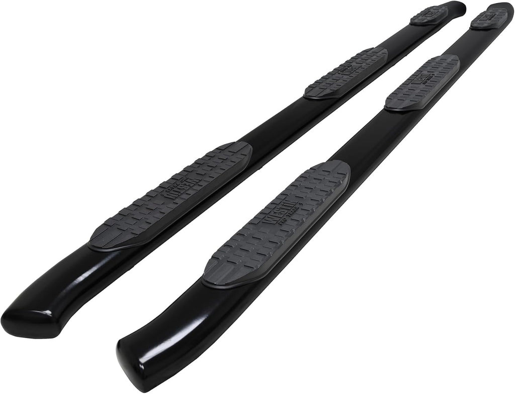 Westin Pro Traxx 5" Black Oval Nerf Step Bars 21-53725 for 2019-2024 Silverado & Sierra 1500 Crew Cab