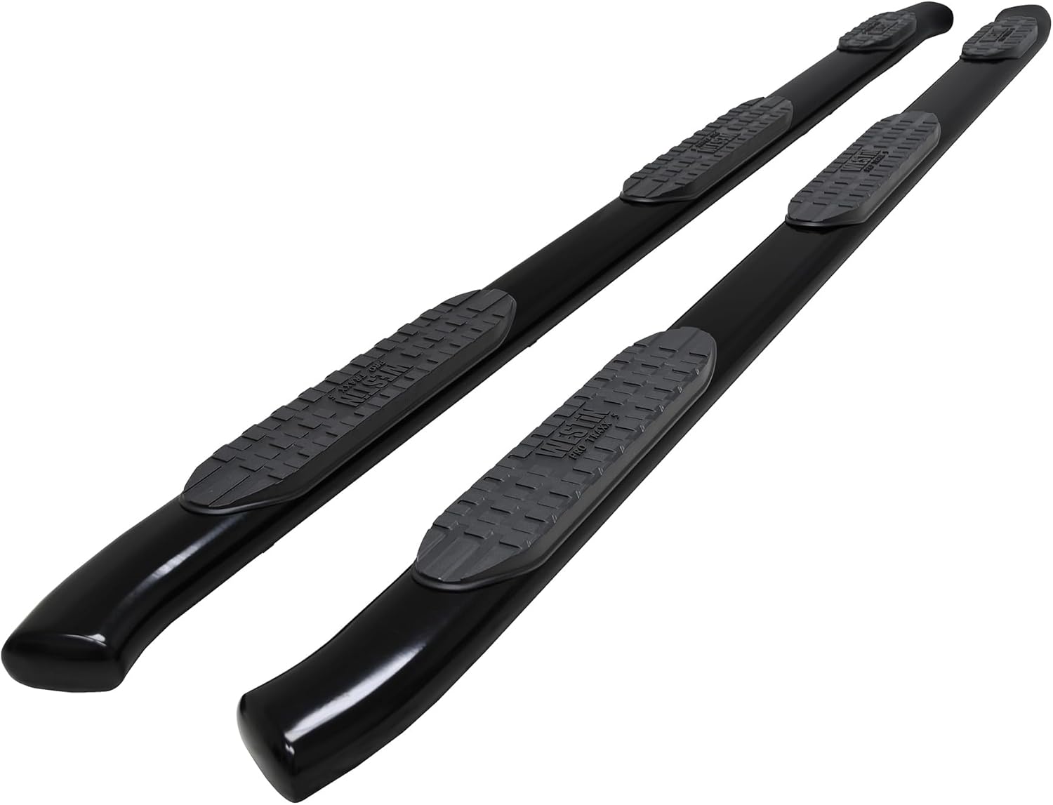 Westin Pro Traxx 5" Black Oval Nerf Step Bars 21-53725 for 2019-2024 Silverado & Sierra 1500 Crew Cab