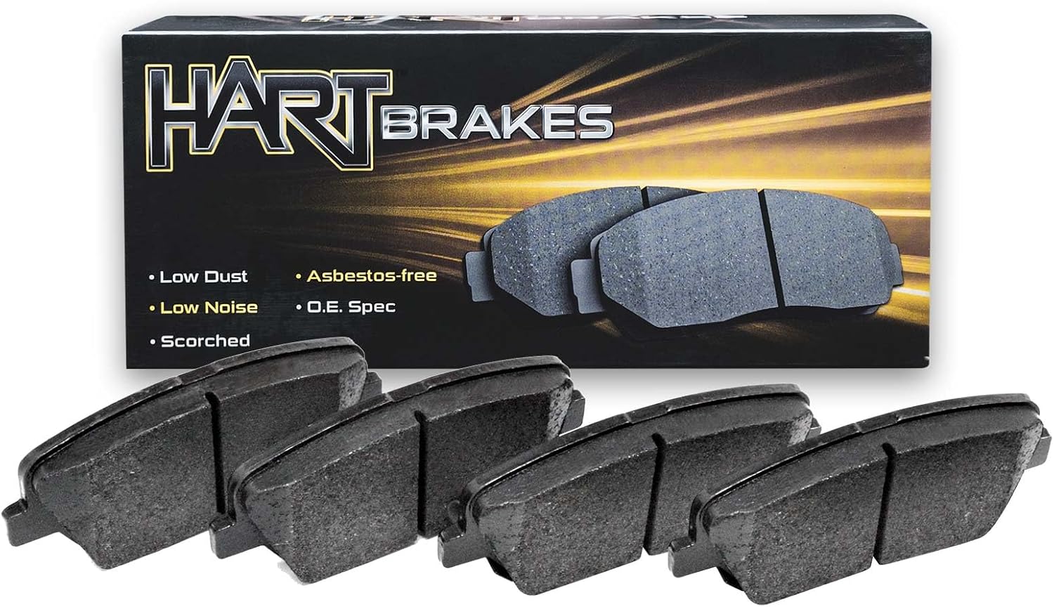 Hart Brakes Rear Silver Drilled/Slotted Rotors & Ceramic Pads PHCR.63182.02 for 11-15 Optima Sonata