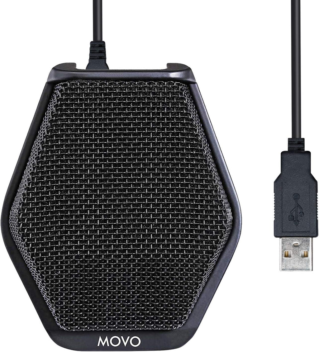 Movo MC1000 Conference USB Microphone - Long Range Desktop Mic