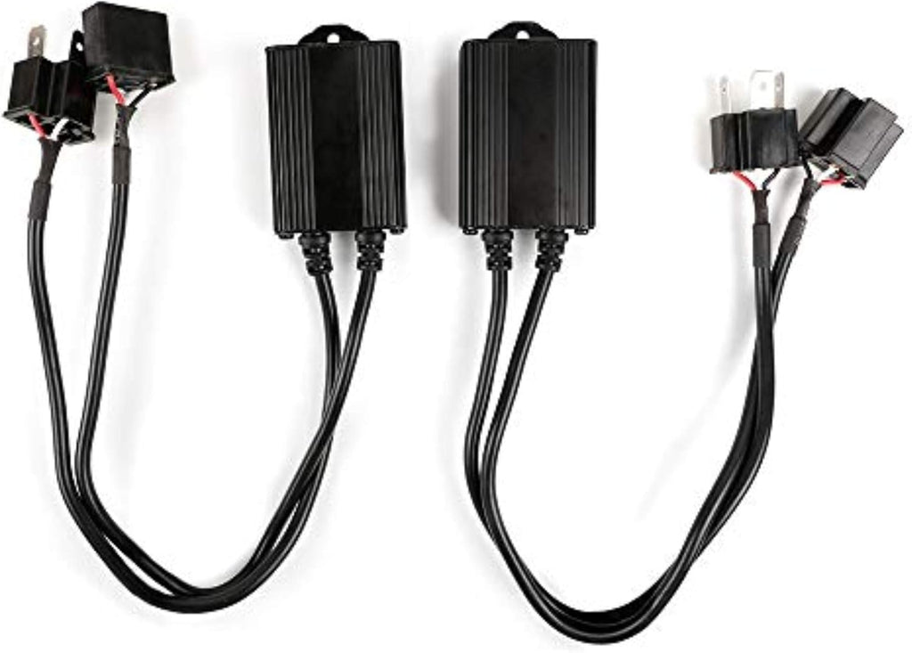 ARC Lighting H4 LED Decoder Harness Kit 20042 for Jeep, Dodge, and VW (Pair)