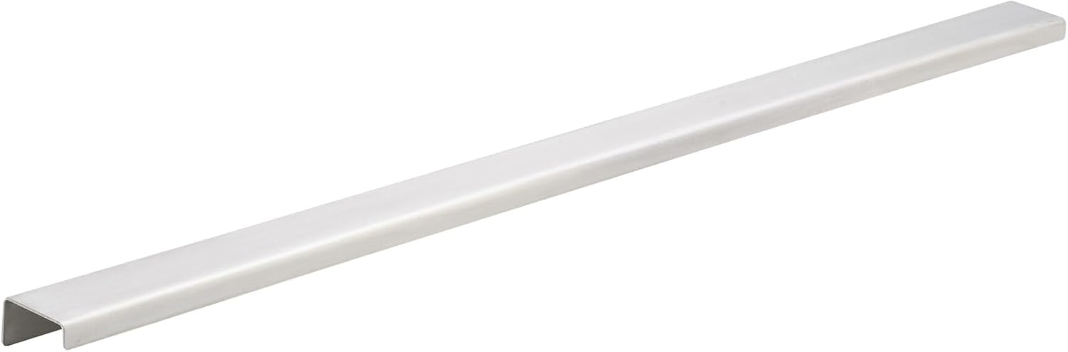 Richelieu Contemporary 25-Inch Stainless Steel Edge Pull BP57625170 for Modern Cabinetry