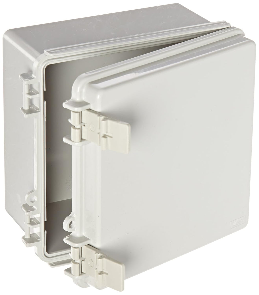 Bud Industries NBB-15245 NEMA 4X Plastic Enclosure 13x13 for Universal Automotive & RV Electrical