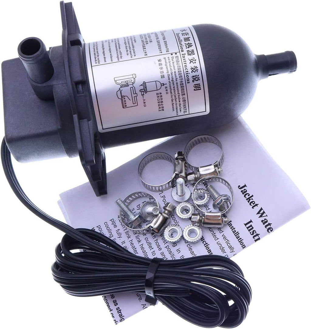 Hotstart TPS101GT10-000 Engine Block Heater 1000W 120V for Generators and Heavy Duty Engines