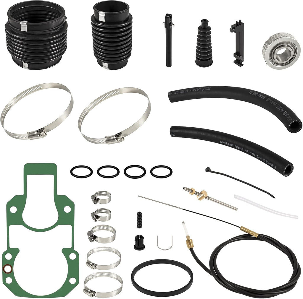 MerCruiser Alpha One Gen 1 Transom Bellows & Gimbal Bearing Kit 30-803097T1 for 1983-1990