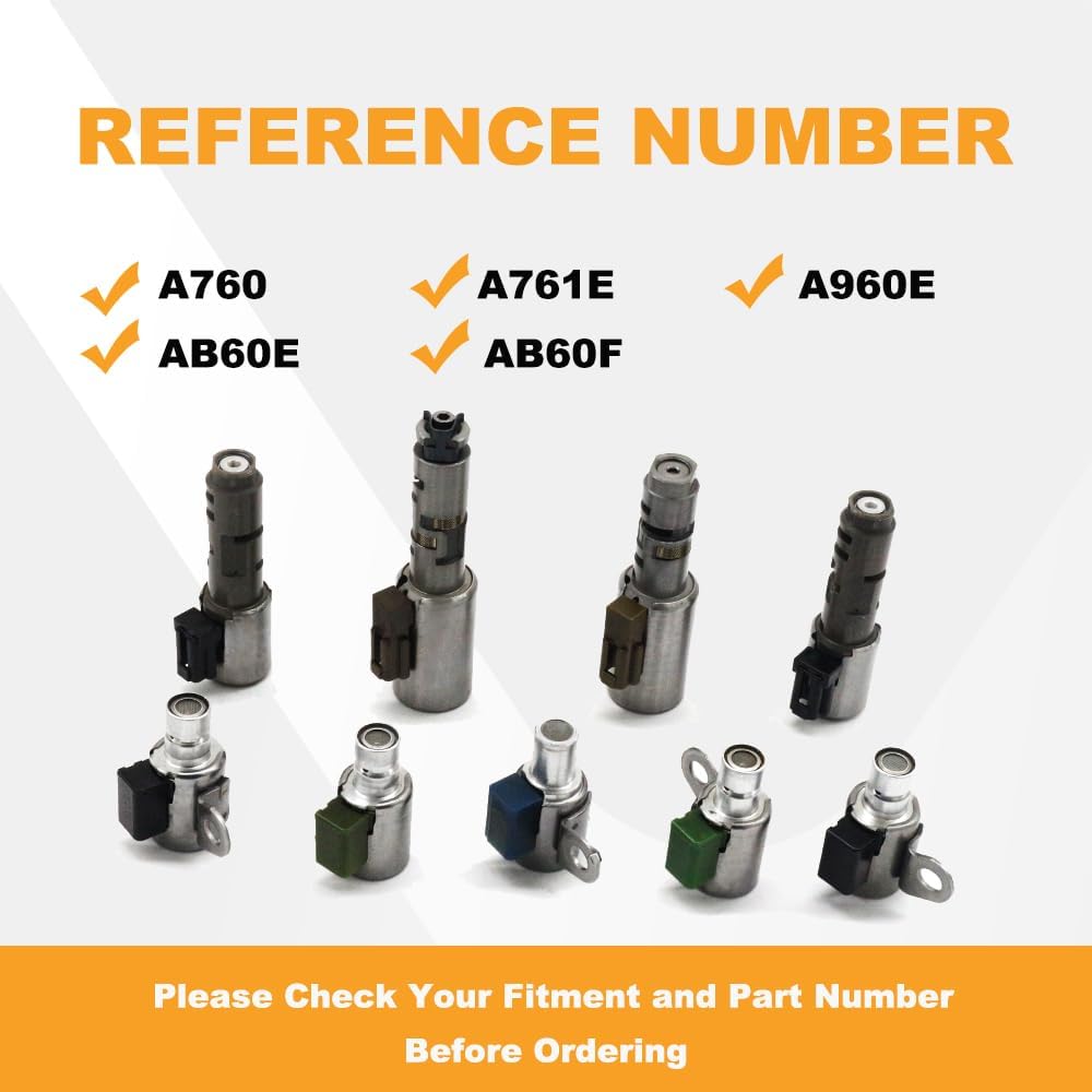 Premium Aftermarket A960E 6-Speed Transmission Solenoid Kit for 2005-2015 Lexus IS250 GS300 IS300