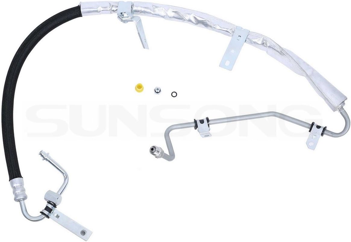 Sunsong Power Steering Pressure Hose 3404141 for 2001-2004 Ford Escape & Mazda Tribute 3.0L