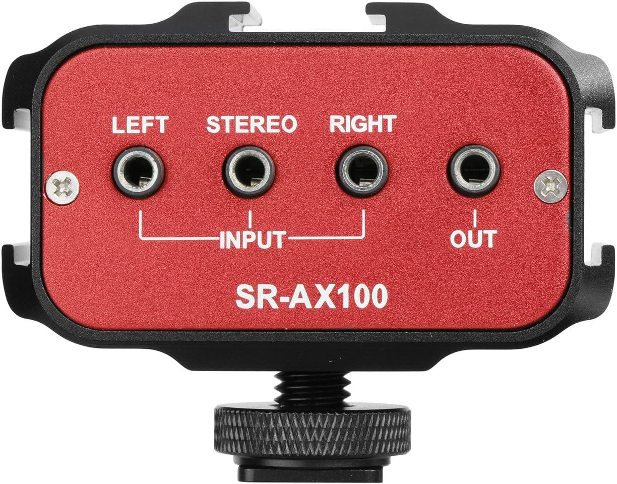 Saramonic 2-Channel Camera Audio Mixer SR-AX100 for DSLR & Mirrorless Cameras