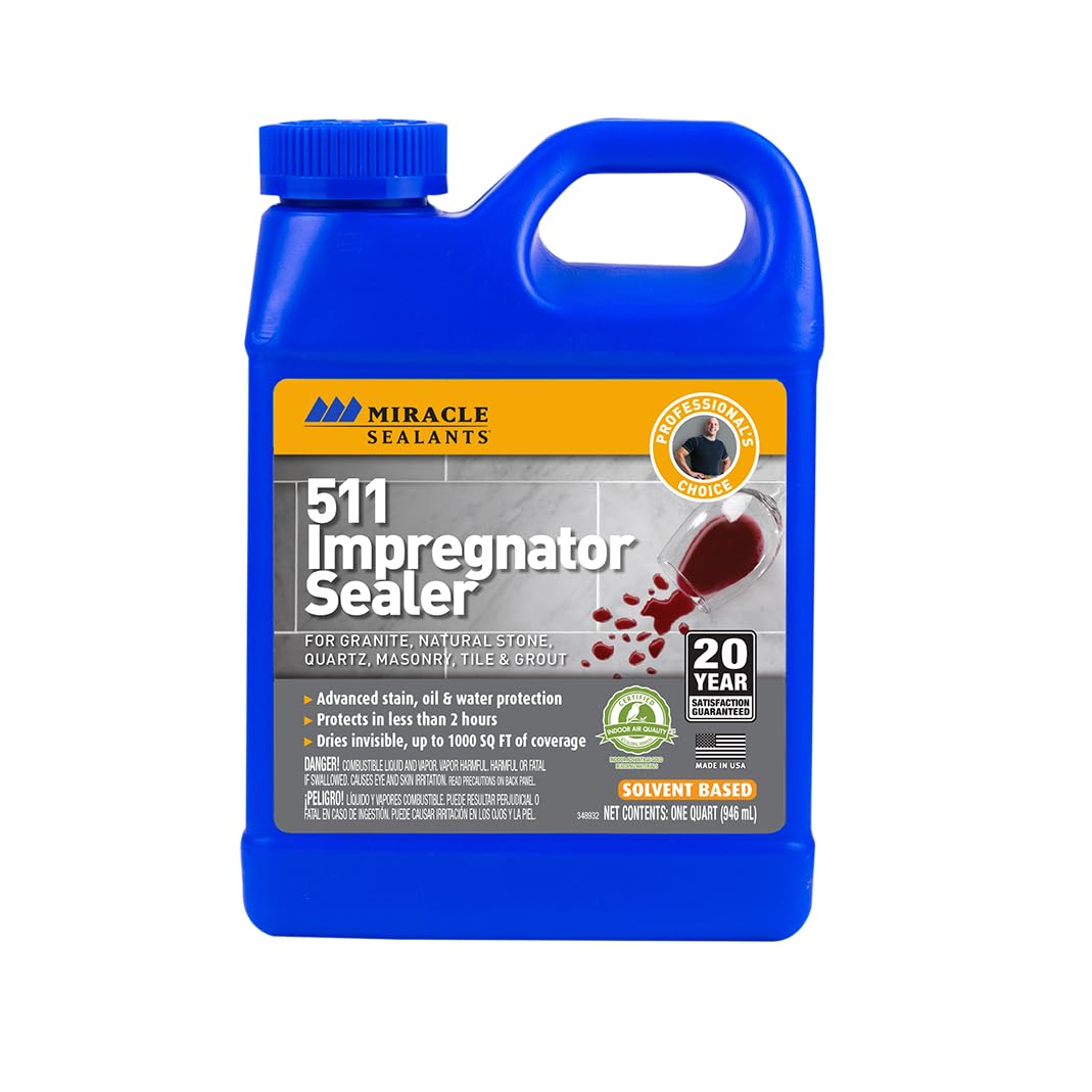 Miracle Sealants 511 Impregnator Penetrating Sealer 511PT6 for Stone, Grout & Tile - 1 Pint