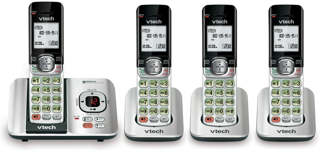 VTech ErisStation VCS704 Conference Phone with Four Wireless Mics