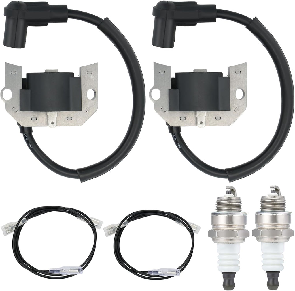 Aftermarket 2-Pack Ignition Coil 21171-7007 for Kawasaki FH451V FH500V and John Deere AM121820