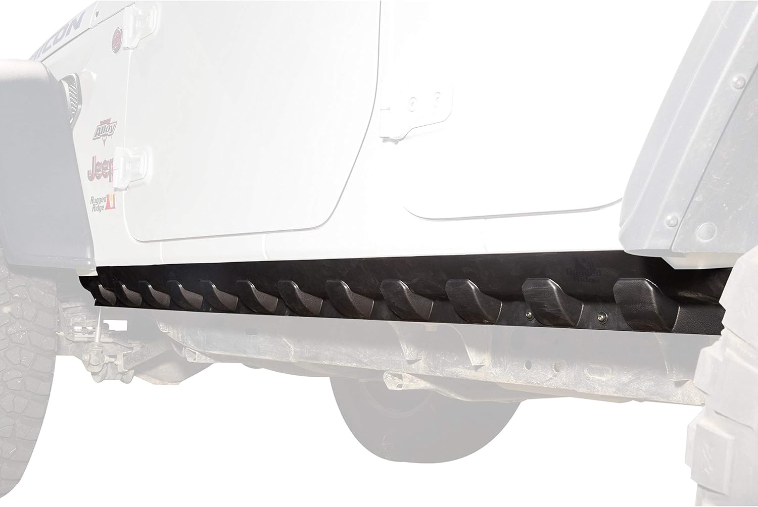 Rugged Ridge Rocker Guard Kit 11651.61 for 2018-2024 Jeep Wrangler JL 4-Door