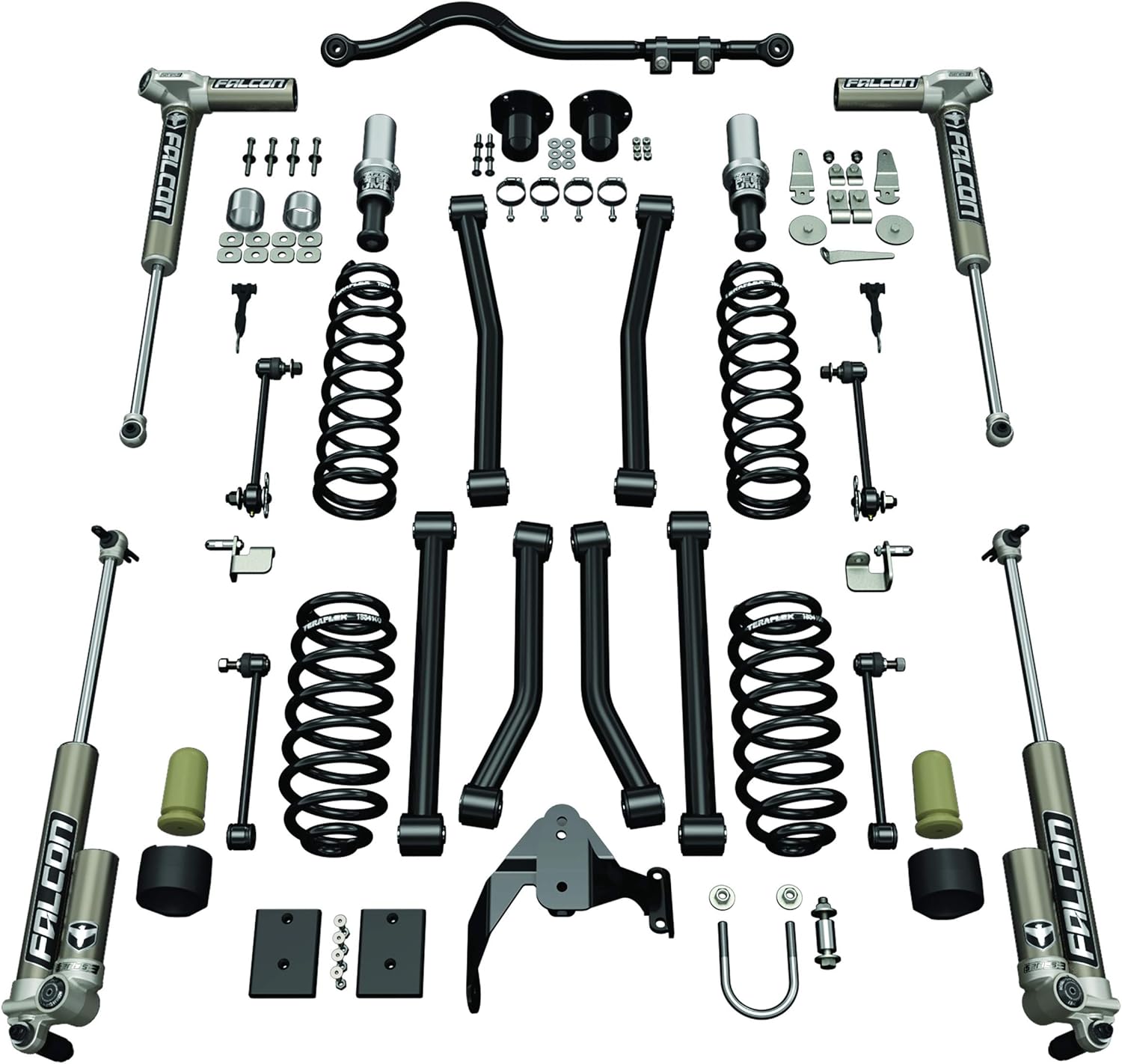 TeraFlex 2.5" Front Coil Spring Spacer 1953200 for 07-18 Jeep Wrangler JK