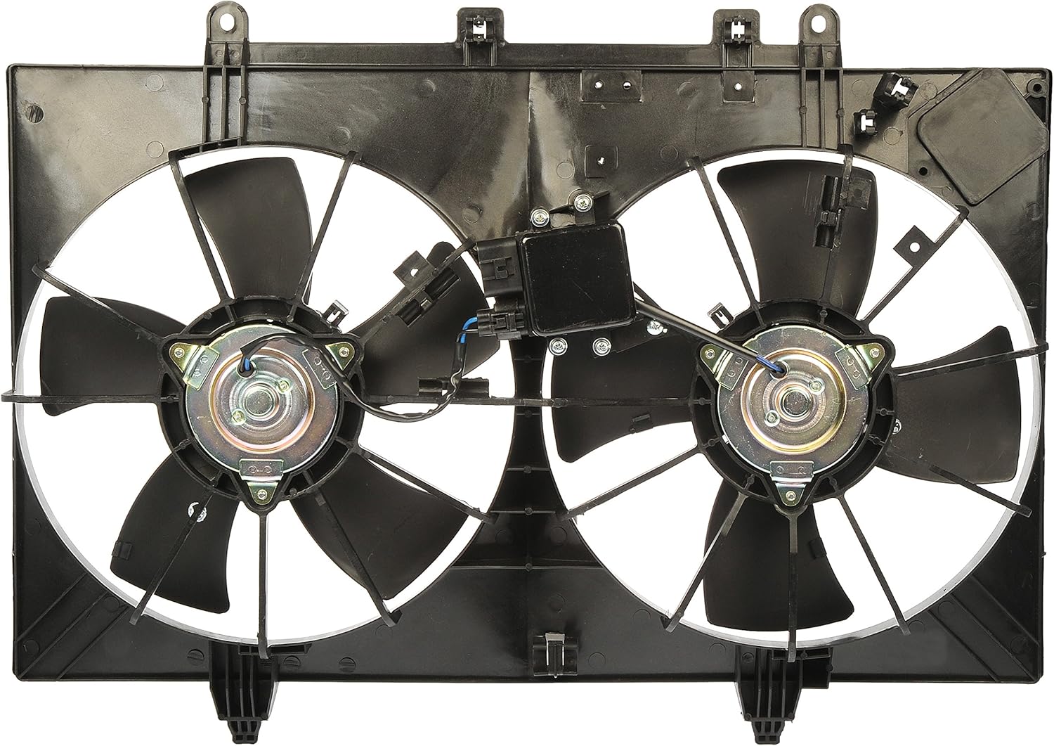 Dorman 621-243 Dual Radiator Fan Assembly with Controller for Infiniti M35 2006-2008, M45 2006-2010