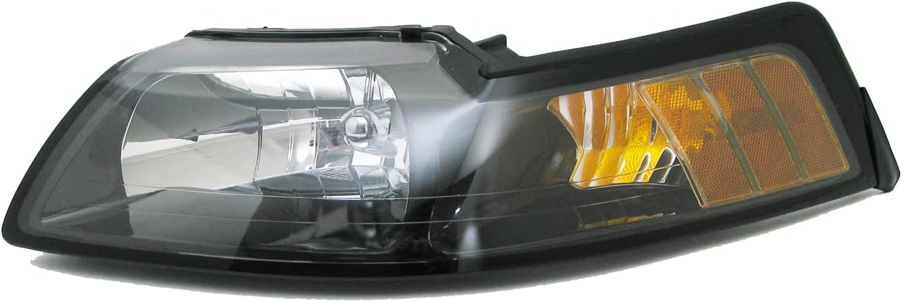 TYC Left CAPA Certified Headlight Assembly 20-5696-91-9 for 01-04 Ford Mustang