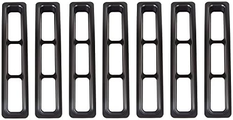 Rugged Ridge Black Grille Insert Kit 11306.03 for 1997-2006 Jeep Wrangler TJ