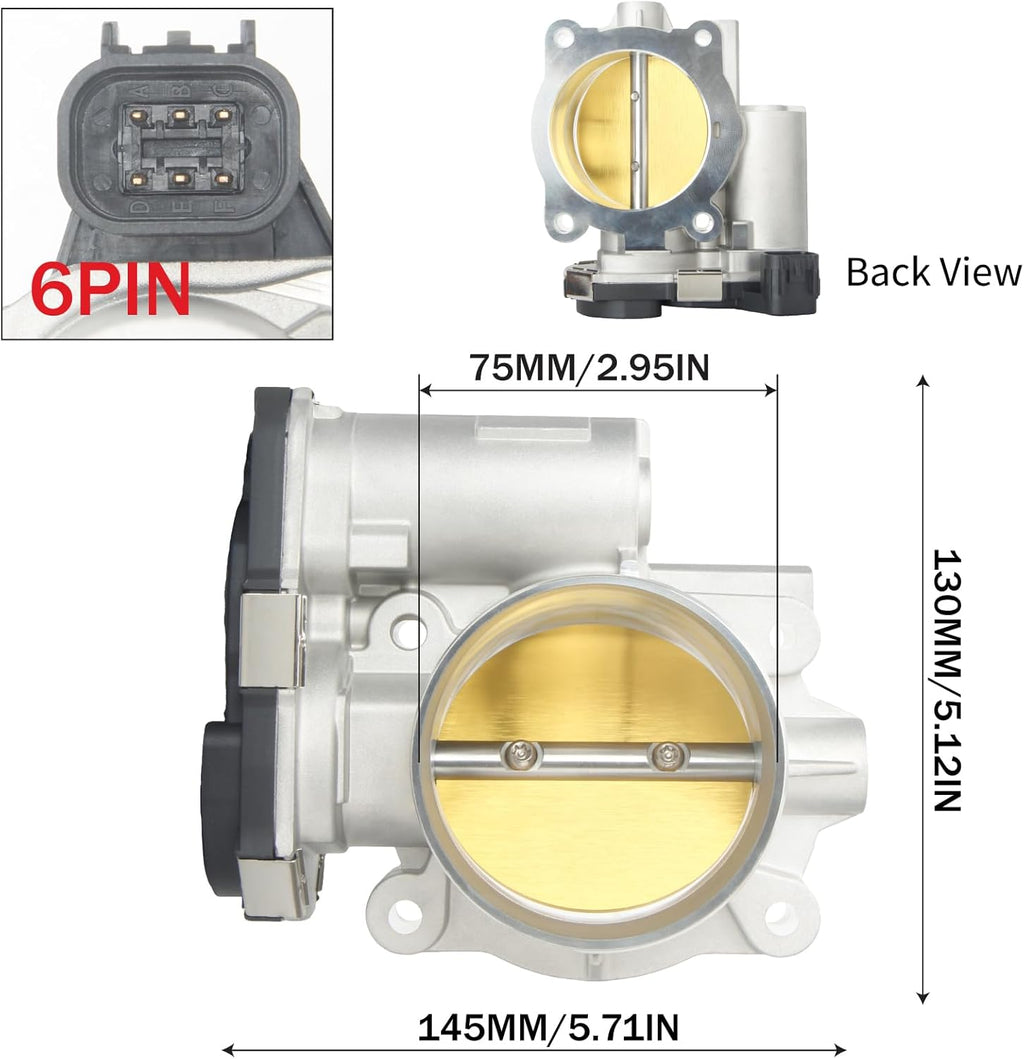 Autopart Premium Throttle Body 12616994 for 2010-2011 Equinox Terrain 3.0L