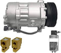 Sanden OEM A/C Compressor 77599 TRSA090 for 2001-2002 Honda Civic & Prelude