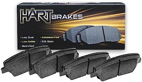 Hart Brakes Rear Silver Drilled/Slotted Rotors & Ceramic Pads PHCR.63182.02 for 11-15 Optima Sonata