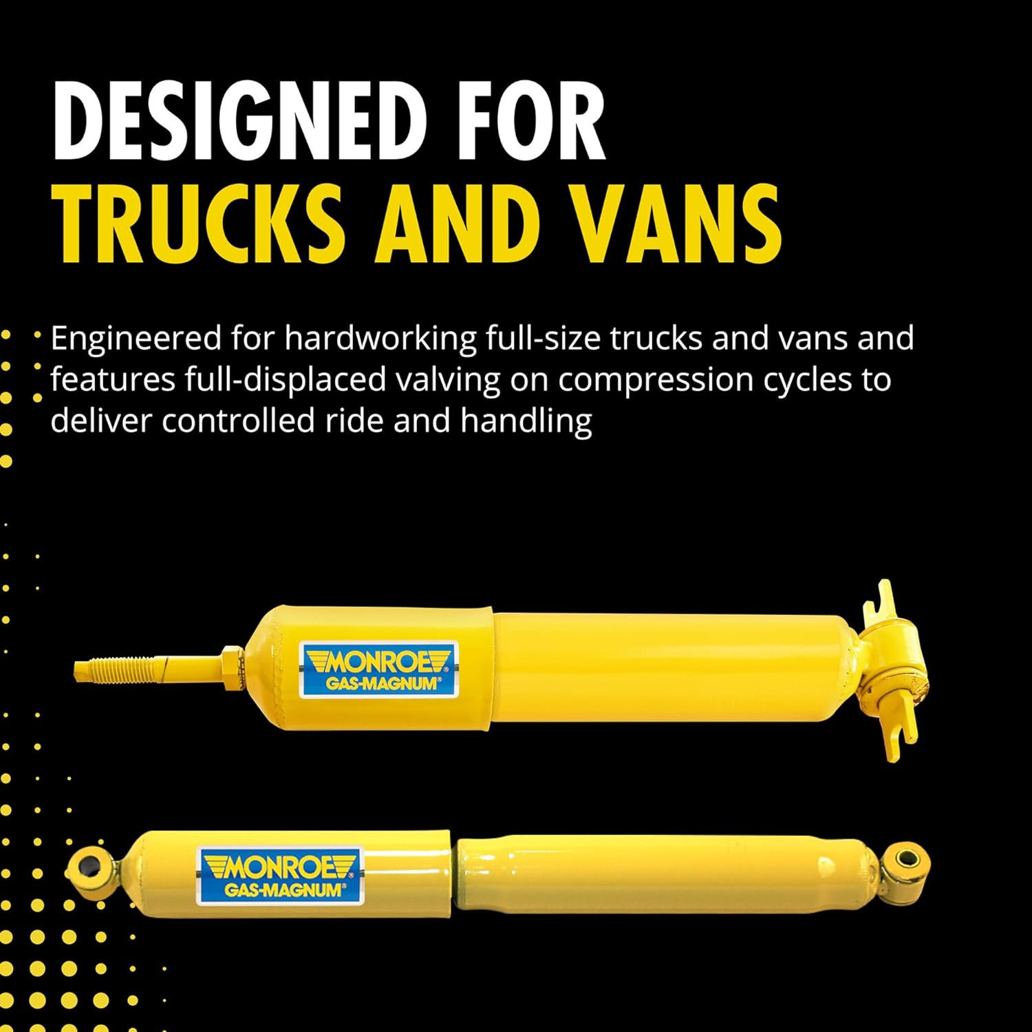 Monroe Gas-Magnum Front Shock Absorber 34534 for 2013-2016 Ram 3500
