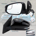 Aftermarket Replacement Driver Side Mirror TO1320346 for 2016-2018 Toyota RAV4