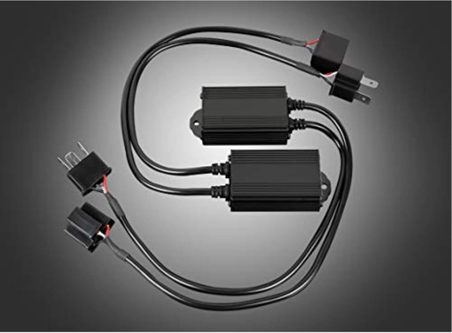 ARC Lighting H4 LED Decoder Harness Kit 20042 for Jeep, Dodge, and VW (Pair)