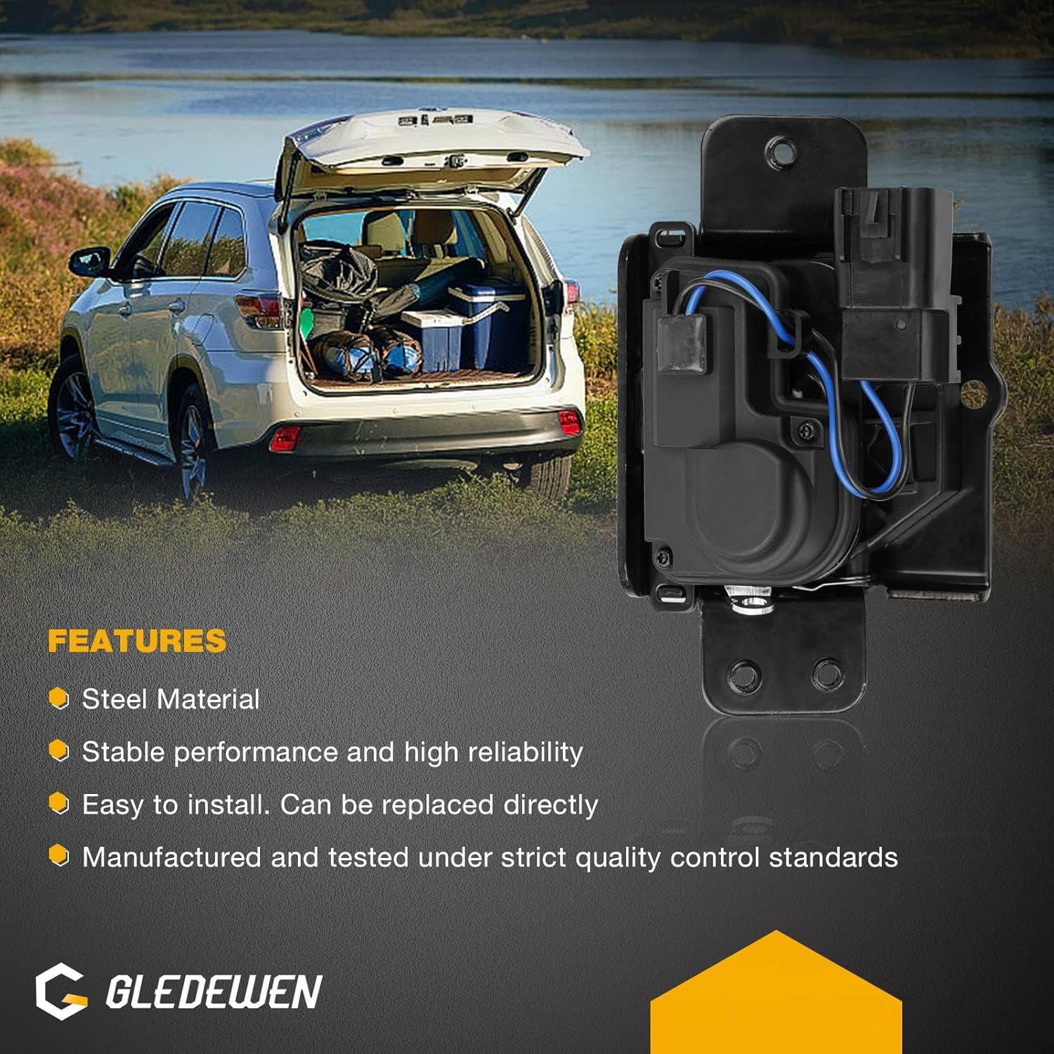 Dorman 931-299 Rear Liftgate Latch Actuator 13501871 for Chevrolet, Cadillac, GMC, Buick 07-17