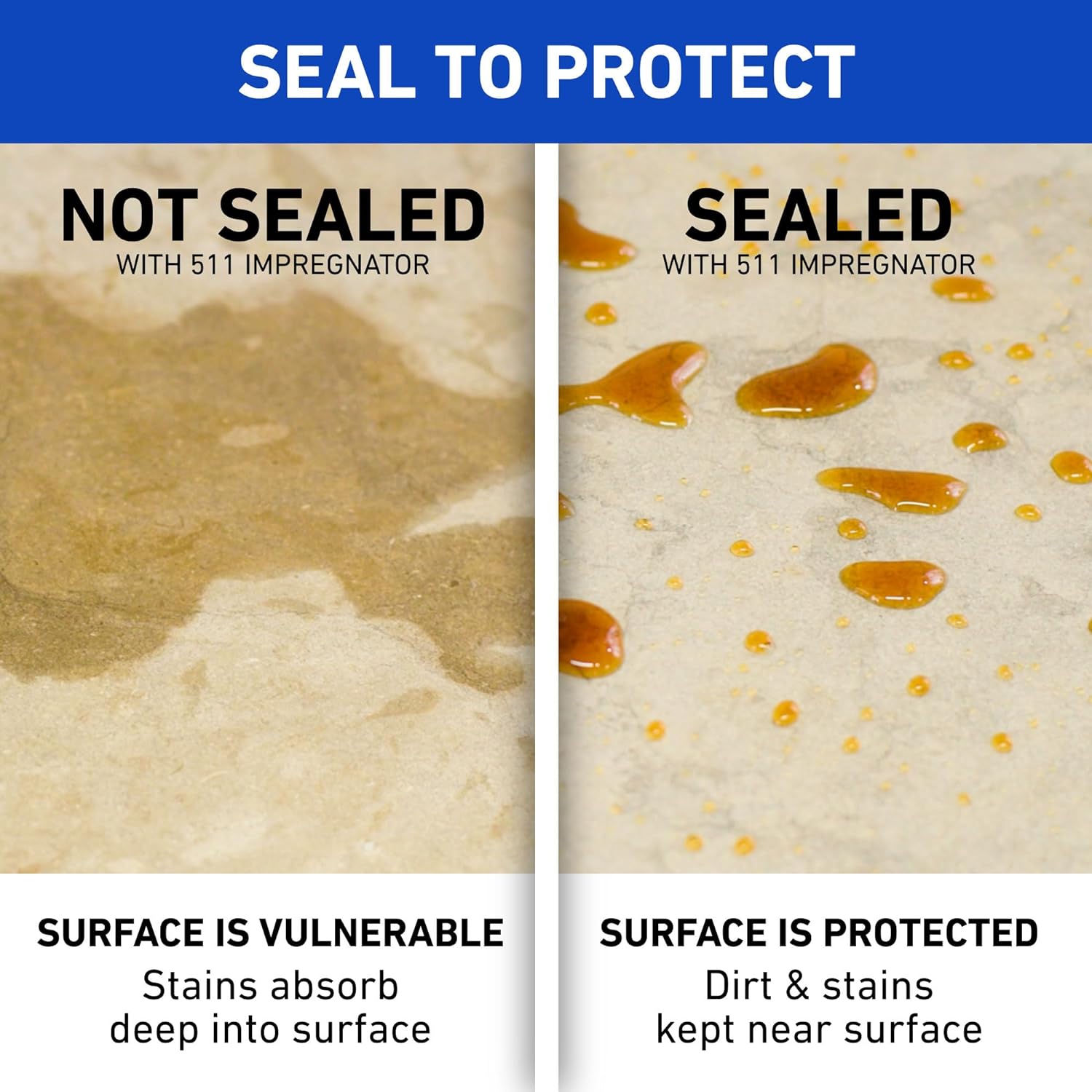 Miracle Sealants 511 Impregnator Penetrating Sealer 511PT6 for Stone, Grout & Tile - 1 Pint