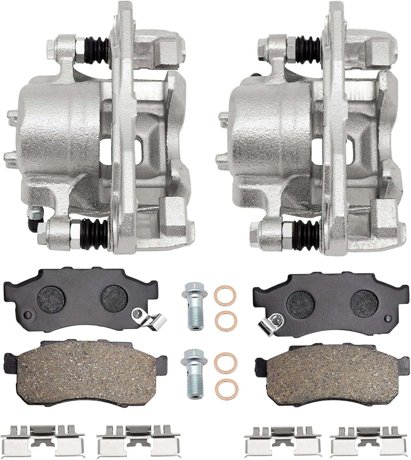 Midwest Motors Front Right Passenger Brake Caliper with Bracket 45018-TR3-A00 for 2012-2015 Honda Civic 1.8L HF LX