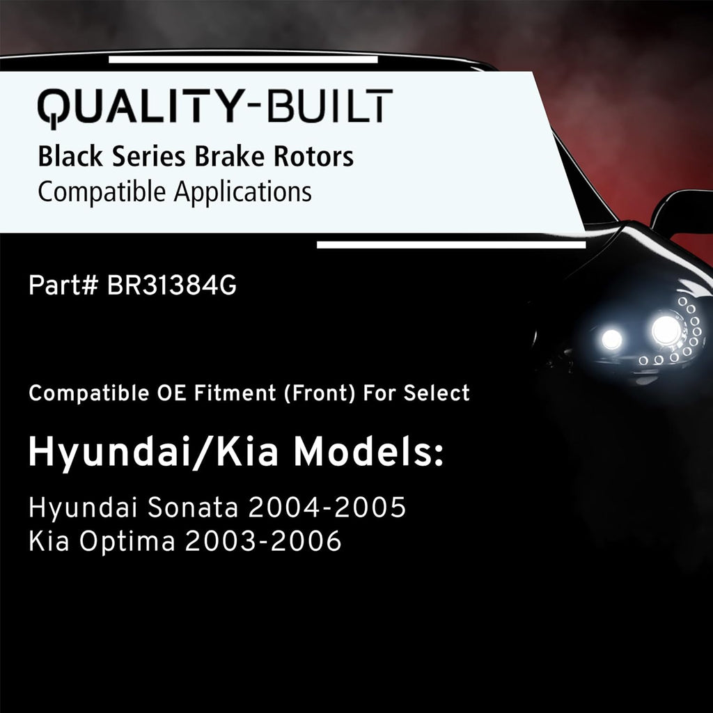 Midwest Motors Performance Rear Drilled Rotors S-31424 for 05-18 Hyundai Sonata Kia Optima