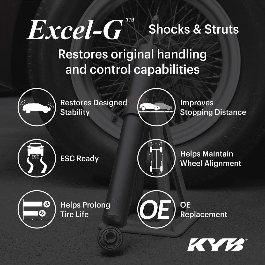 KYB Excel-G Rear Shock Absorber 343149 for Toyota Corolla Tercel Sienna 1971-2003