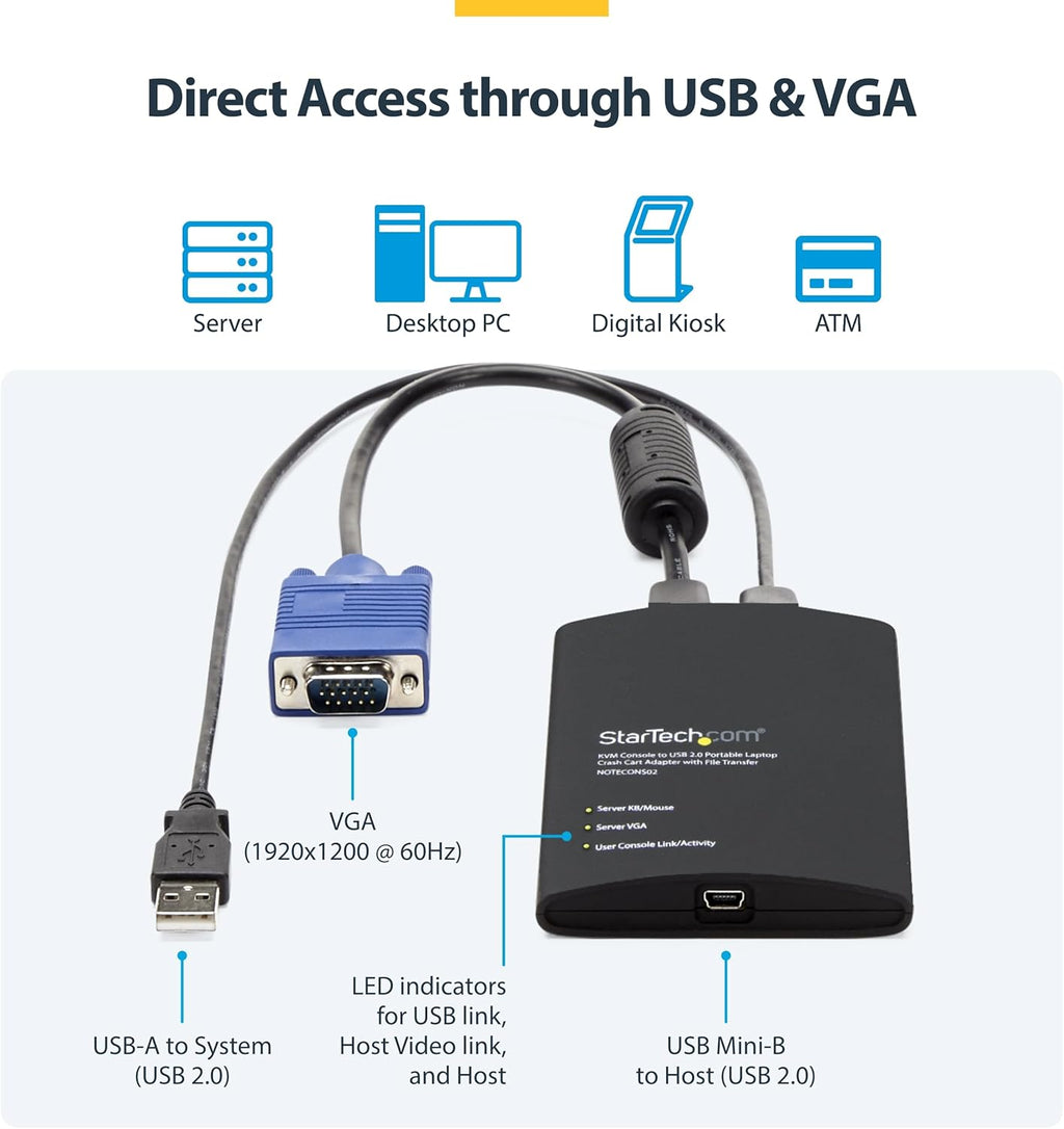 StarTech.com SV565UTPU PS/2 & USB KVM Console Extender over Cat5 - 500ft