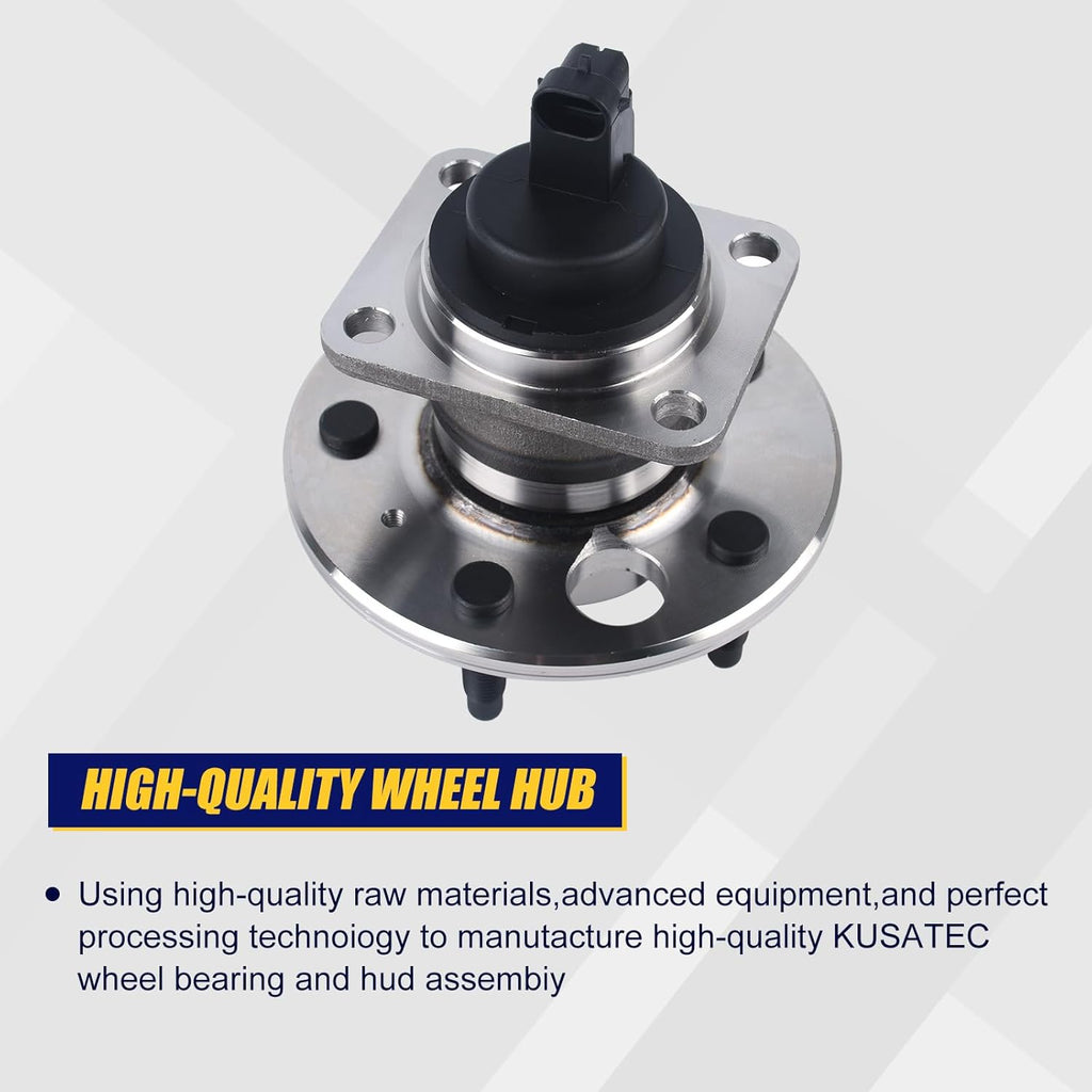 Midwest Motors Rear Wheel Bearing Hub Assembly 512003 for 97-05 Buick Cadillac Chevy Oldsmobile Pontiac