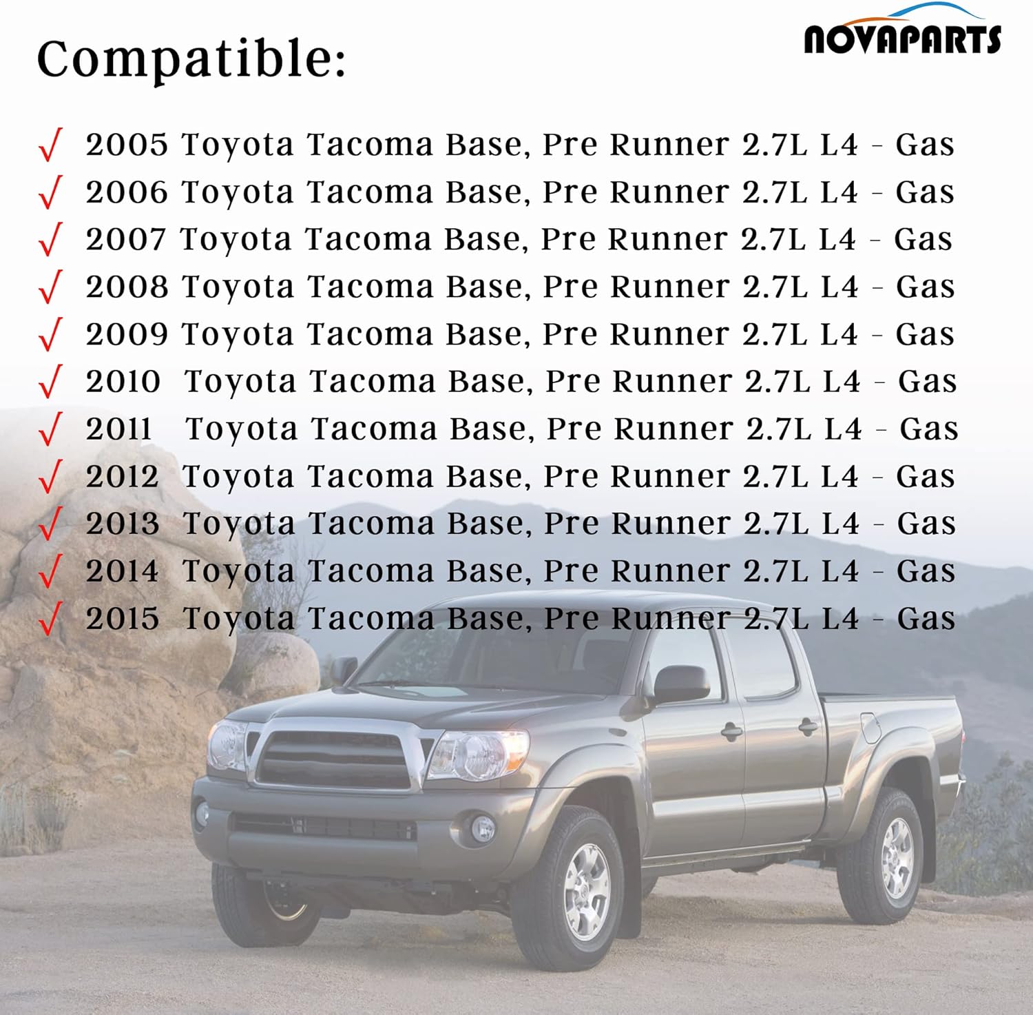 Toyota Secondary Air Injection Smog Pump 17600-0C020 for 2005-2015 Tacoma 2.7L Manual