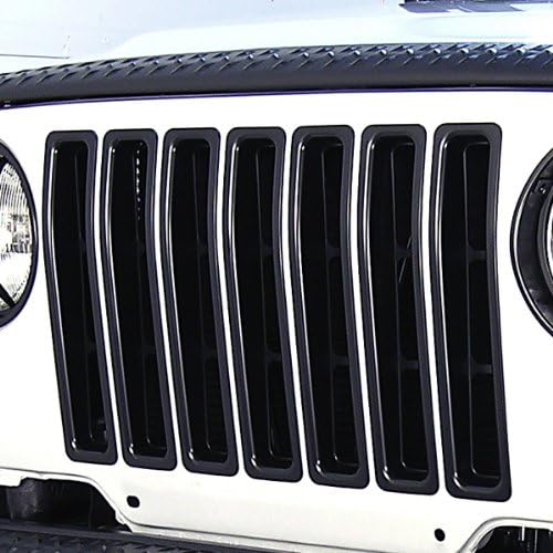 Rugged Ridge Black Grille Insert Kit 11306.03 for 1997-2006 Jeep Wrangler TJ