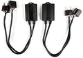 ARC Lighting H4 LED Decoder Harness Kit 20042 for Jeep, Dodge, and VW (Pair)