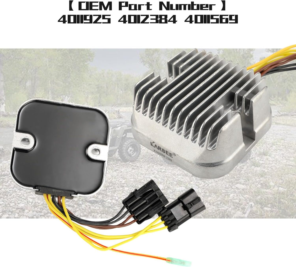 Midwest Motors Voltage Regulator Rectifier 4011925 for 2008-2009 Polaris RZR 800 EFI/S/LE