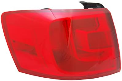 TYC Left Outer Tail Light Assembly 11-11862-00-9 for 2011-2018 Volkswagen Jetta