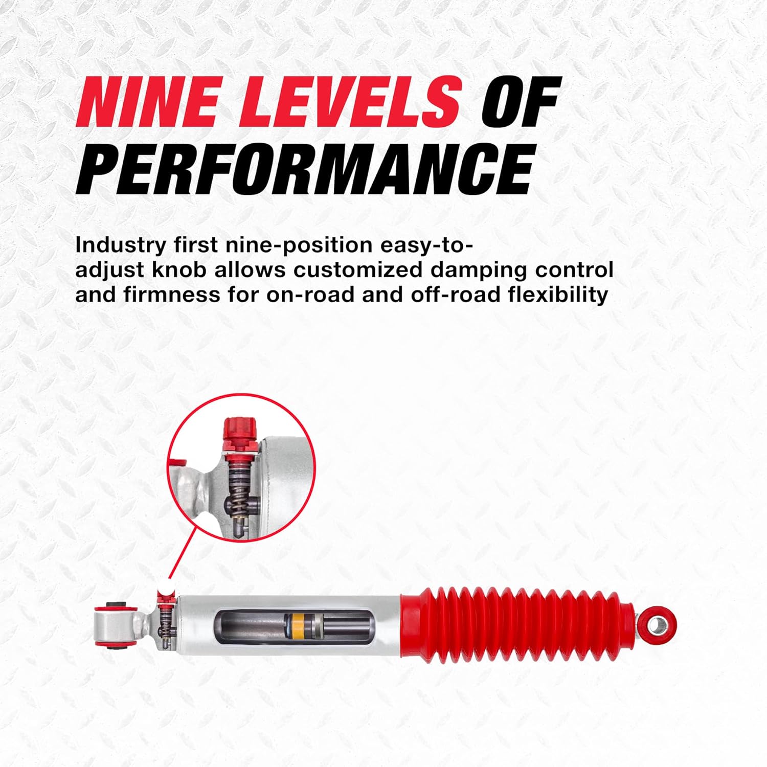 Rancho RS9000XL Front Shock Absorber RS999368 for 2009-2024 Ram 1500 2WD
