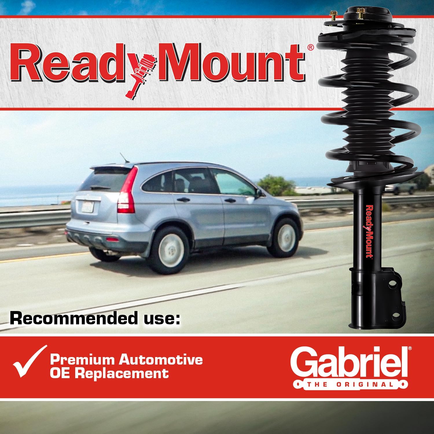 Gabriel Ultra ReadyMount Front Strut Assembly G57147 for 2009-2018 Ram 1500 4WD