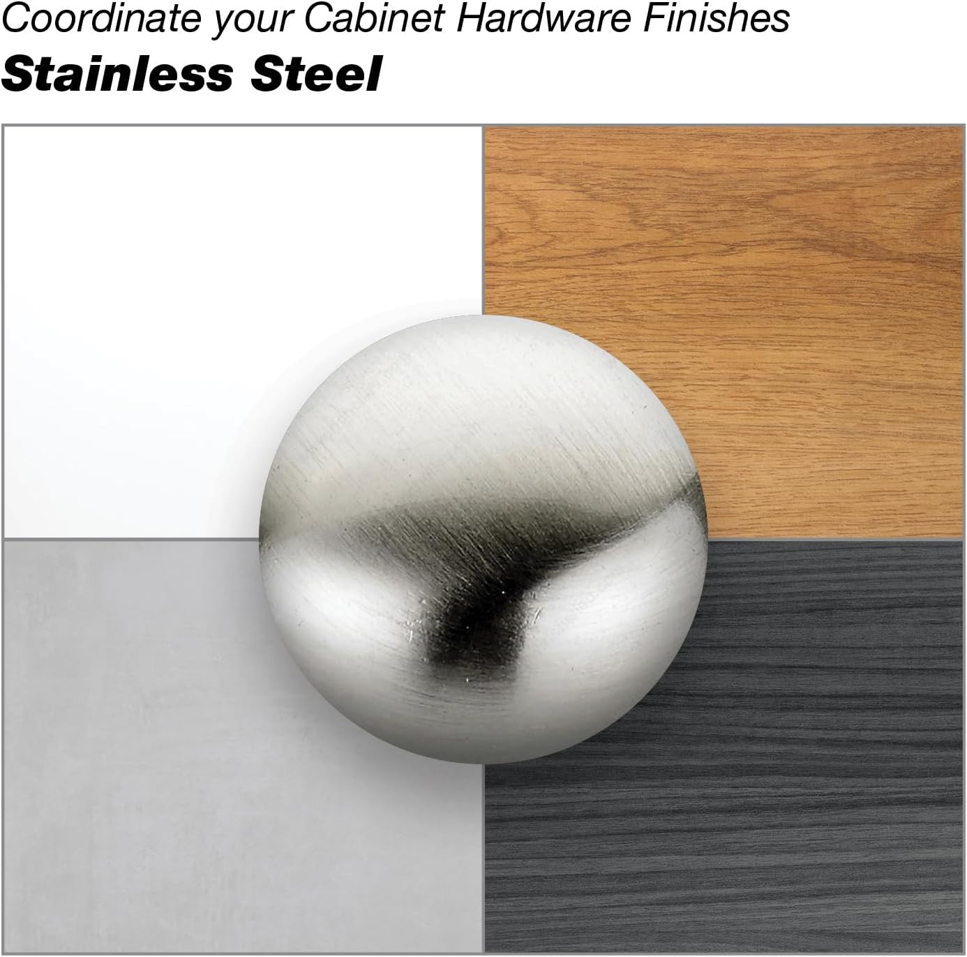 Richelieu Contemporary 25-Inch Stainless Steel Edge Pull BP57625170 for Modern Cabinetry