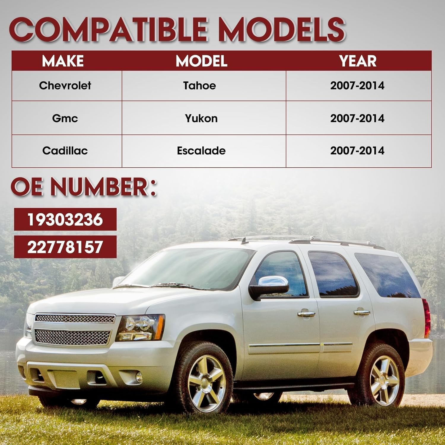 GM Genuine Front Right Power Running Board Motor 19303236 for 07-14 Escalade Tahoe Yukon
