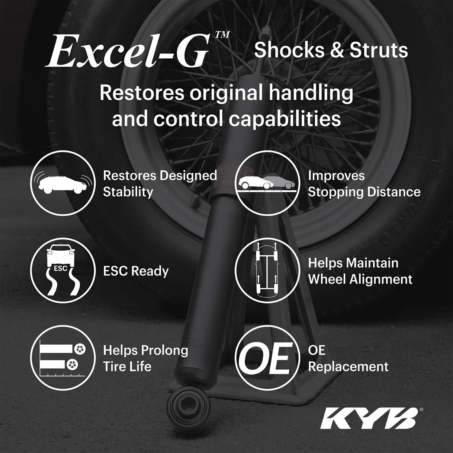 KYB Excel-G Suspension Strut 339336 for 2013-2016 Mazda CX-5 Front Passenger Right