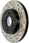 StopTech Sport Drilled & Slotted Rear Left Brake Rotor 127.34072L for BMW 128i 328i
